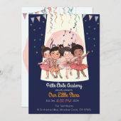 Uitnodiging voor het recital van Tiny Dancers – Cu (Voorkant / Achterkant)