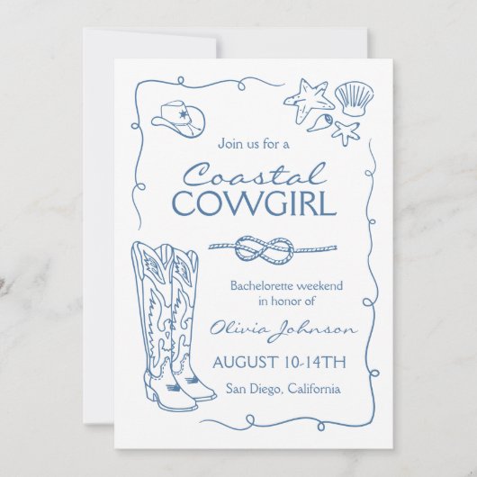 Uitnodiging voor het Reisprogramma van de Coastal (Voorkant)