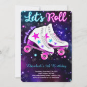Uitnodiging voor het Rollerskaten (Voorkant)