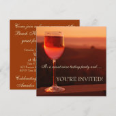 Uitnodiging voor het testen van zonneschijn (Voorkant / Achterkant)