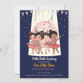 Uitnodiging voor het Tiny Dancers-recital – Custom (Voorkant)