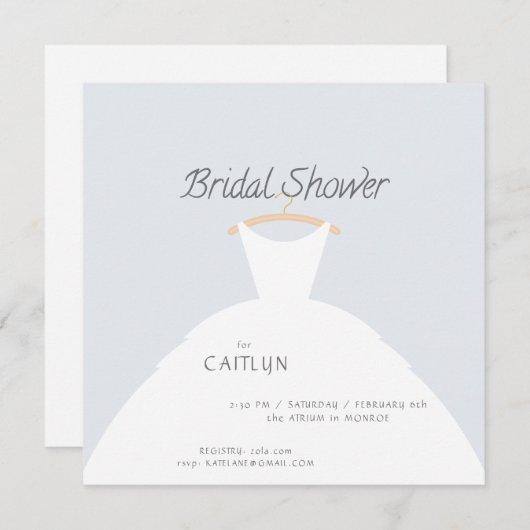 Uitnodiging voor het uitnodigen van een bruiloft (Voorkant / Achterkant)