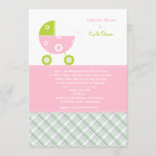 Uitnodiging voor het uitnodigen van een roze sproe