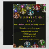 Uitnodiging voor het uitwisselen van kerstcadeaus (Voorkant / Achterkant)