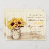 Uitnodiging voor het uitzenden van de Rustige land (Voorkant / Achterkant)