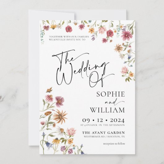 Uitnodiging voor het uitzenden van een reuzenwedde (Voorkant)