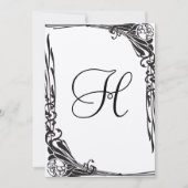 uitnodiging voor het uitzenden van een zwarte Roo (Voorkant)