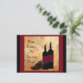 Uitnodiging voor het uitzenden van Fundraiser-tast (Staand voorkant)