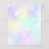 Uitnodiging voor het verjaardagsbudget van de rege (Achterkant)