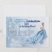 Uitnodiging voor het verjaardagsfeest van de Ijspr (Voorkant / Achterkant)