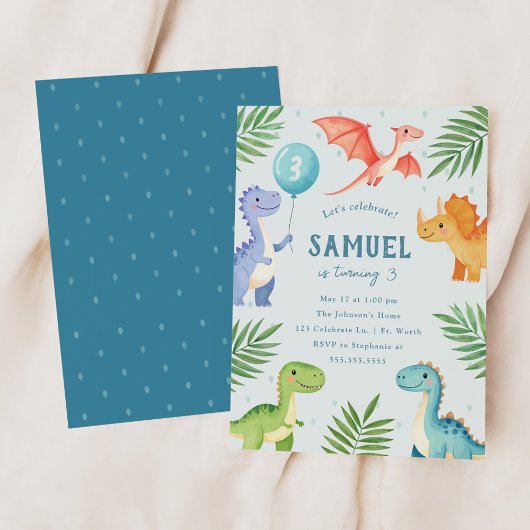 Uitnodiging voor het verjaardagsfeestje van een jo