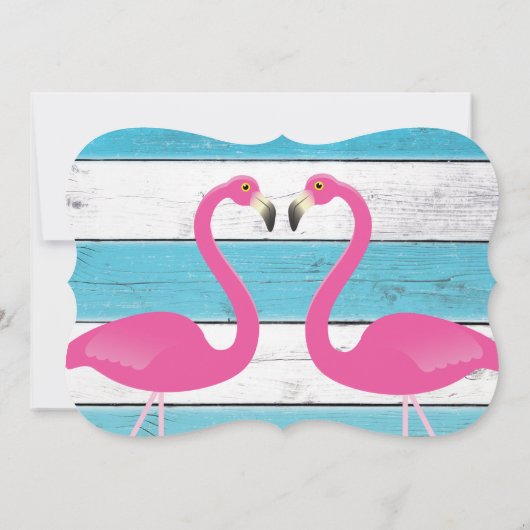 Uitnodiging voor het verlovingsfeest met Blauwe en (Achterkant)