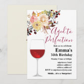 Uitnodiging voor het verouderen van wijn (Voorkant / Achterkant)