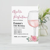 Uitnodiging voor het verouderen van wijn (Staand voorkant)