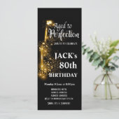 Uitnodiging voor het verouderen van wijn (Staand voorkant)