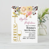 Uitnodiging voor het verouderen van wijn (Staand voorkant)