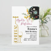 Uitnodiging voor het verouderen van wijn (Staand voorkant)