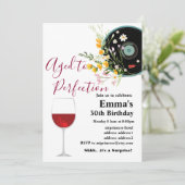 Uitnodiging voor het verouderen van wijn (Staand voorkant)