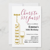 Uitnodiging voor het verouderen van wijn (Voorkant)