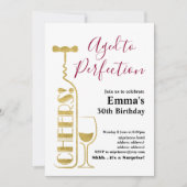 Uitnodiging voor het verouderen van wijn (Voorkant)