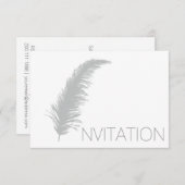 uitnodiging voor het vip van het evendeltje (Voorkant / Achterkant)