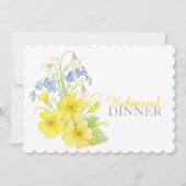 Uitnodiging voor het voorjaarsdiner van het boeket (Voorkant)