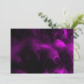 Uitnodiging voor hete roze hel schedel Halloween (Staand voorkant)