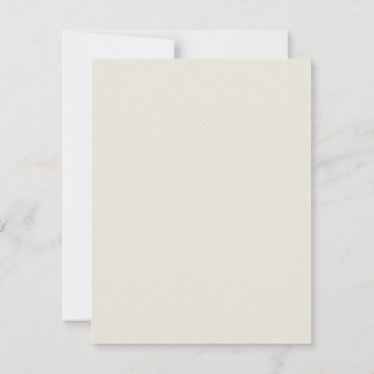 Uitnodiging voor Holly Border Bow (Achterkant)