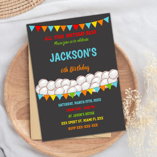 Uitnodiging voor honkbal op zondag