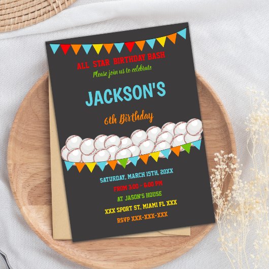 Uitnodiging voor honkbal op zondag