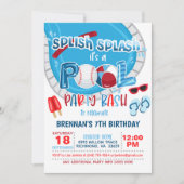 Uitnodiging voor honkbalpolen - Jongen - Wh (Voorkant)