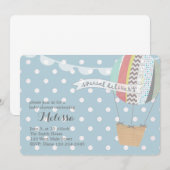 Uitnodiging voor hot-luchtballon (Voorkant / Achterkant)