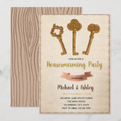 Uitnodiging voor huisverwarming (Voorkant / Achterkant)