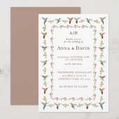 Uitnodiging voor huwelijkswedstrijd (Voorkant / Achterkant)