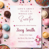 Uitnodiging voor ijscoupesunday-feestje