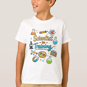 Uitnodiging voor jonge wetenschapper in opleiding t-shirt