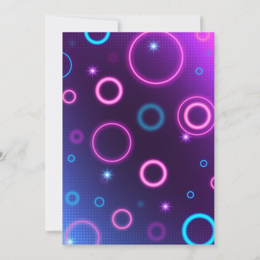 Uitnodiging voor Karaoke Feestje (Achterkant)