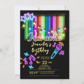 Uitnodiging voor Karaoke Party (Voorkant)