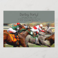 Uitnodiging voor Kentucky Derby Kijkfeest