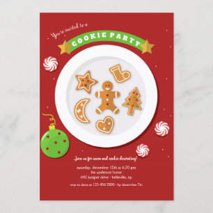 Uitnodiging voor Kerst Koekjesfeest