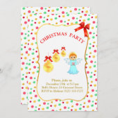 Uitnodiging voor kerstangel (Voorkant / Achterkant)