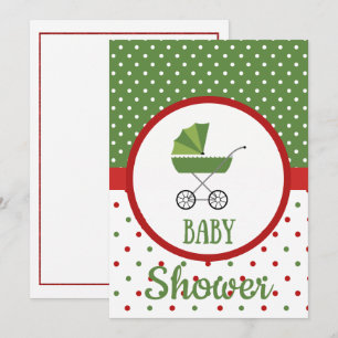 Uitnodiging voor kerstBaby shower
