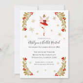 Uitnodiging voor kerstballetoverweging (Voorkant)