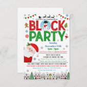 Uitnodiging voor kerstblokkering (Voorkant / Achterkant)