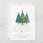 Uitnodiging voor kerstboomfeest (Voorkant)