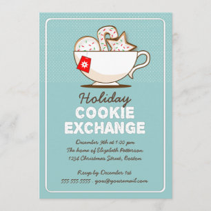 Uitnodiging voor kerstcadeaufeest voor Exchange Ho