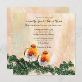 Uitnodiging voor kerstcadeaus voor aangepaste brui (Voorkant / Achterkant)