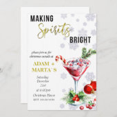 Uitnodiging voor kerstcadeautjes (Voorkant / Achterkant)