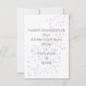 uitnodiging voor kerstcocktails (Achterkant)