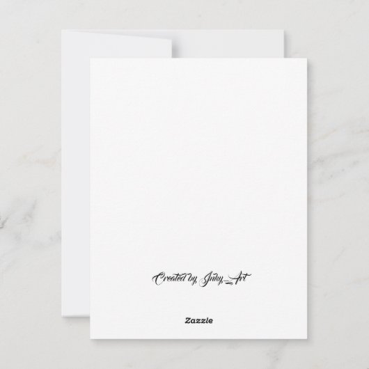 Uitnodiging voor kerstdiner en stille veiling (Achterkant)